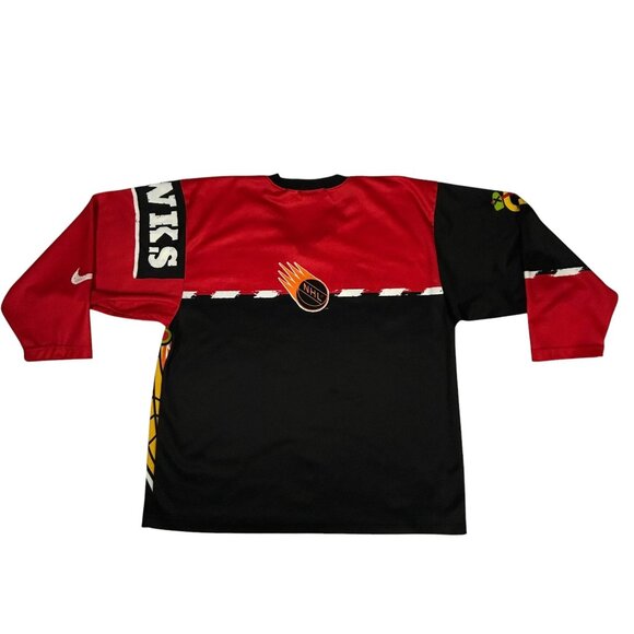 Vintage Chicago Blackhawks Jersey Nike Team Hockey NHL Mens XL Made in USA - Picture 2 of 14